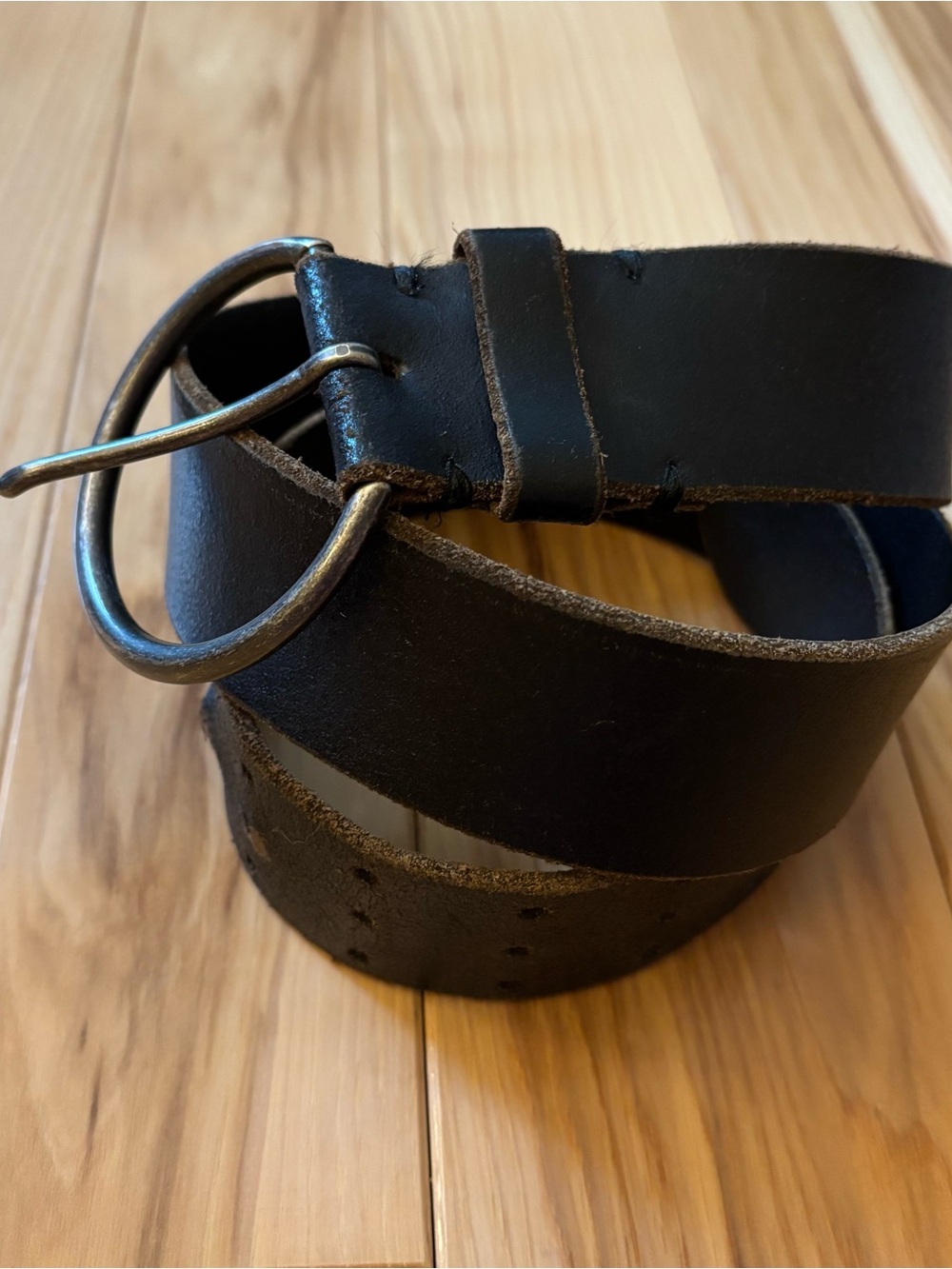 Vintage Y2K Candie’s Brown Leather Belt Size Medium